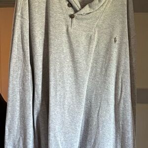 Ralph Lauren Estate Rib Gray Sweater